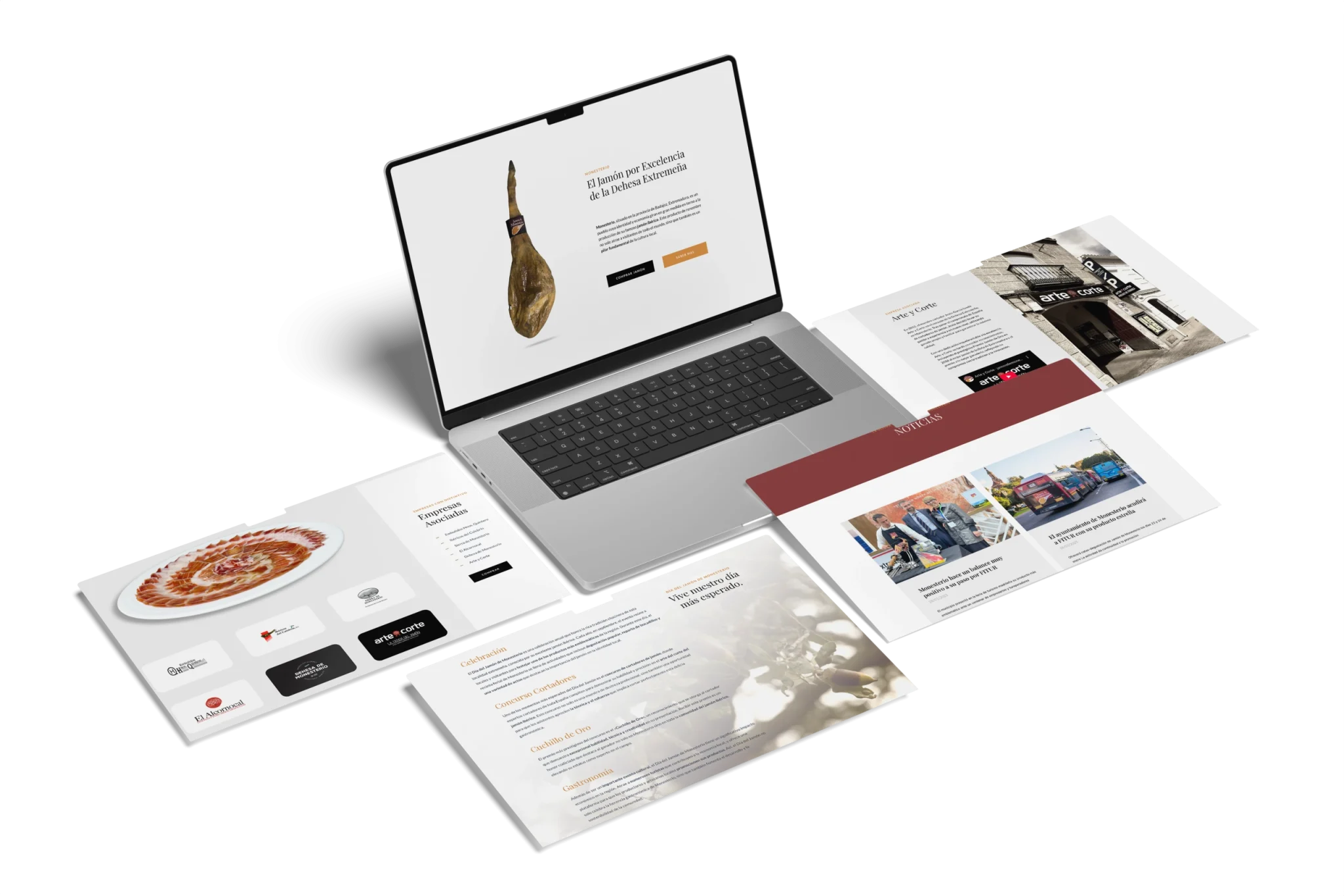 Nueva web jamón de monesterio